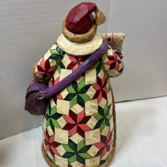 Jim Shore Tabletop Santa 2003 Figurine "O'er The Fields We Go" Sheep 10.5"x5" - Picture 2 of 16